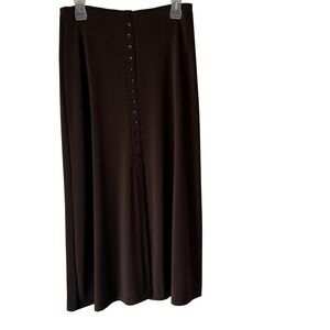 Briggs Skirt Vintage Medium Petite Button Front Stretch Nylon Spandex Equestrian